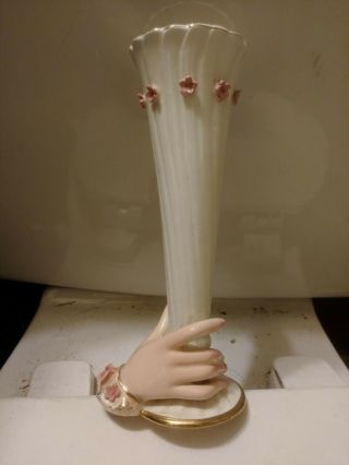 Vintage 1962 Napco Porcelain Lady’s Hand Vase C5529a;