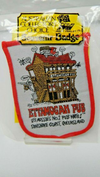 Ettamogah Pub Sunshine Coast Australia Souvenir Badge/patch - Sew On -