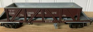 2 Rare Vintage Metal HO scale Canadian Pacific 375300 Hopper train 3