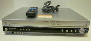 Panasonic Dmr - Es35v Vcr Dvd Recorder Combo Player Silver,  Remote