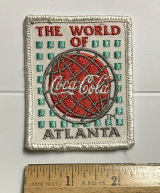 The World Of Coca Cola Atlanta Museum Coke Souvenir Embroidered Patch Badge