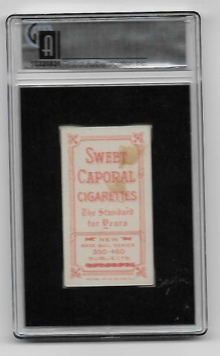 T206 1909 - 11 Harry Howell Hand at Waist Sweet Caporal GA Graded EX 5 2