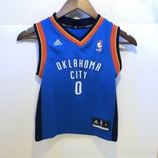 Medium Russell Westbrook Oklahoma City Thunder Adidas Jersey Size Youth M Nba