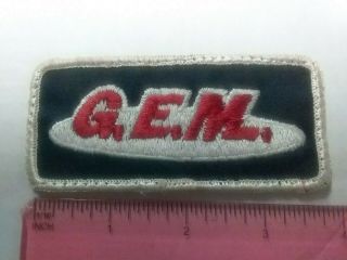 Vintage G.  E.  M.  Go Kart Patch