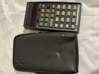 Hp 34c Calculator With Case