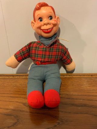 Rare Vintage Goldenberger Howdy Doody 12” Doll.  Made In Hong Kong.