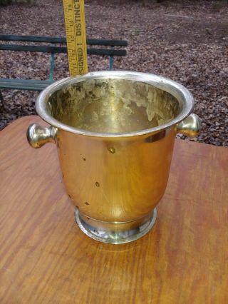 Vintage Silver - Plate Champagne/wine Ice Bucket Pre - Owned