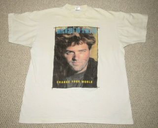 Vintage Michael W Smith 1993 Change Your Word Concert Tour Shirt Adult Size L