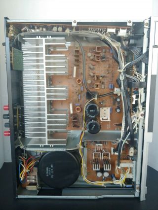 Akai Stereo Integrated Amplifier Model AM - U7 Needs Power Cord 2