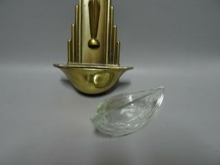 Vintage Brass Holy Water w/Praying Mary Made in W.  Germany 2