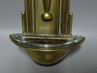 Vintage Brass Holy Water w/Praying Mary Made in W.  Germany 3