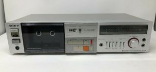 Sony Model Tc - Fx4 Stereo Cassette Deck Tapecorder And Made In Japan