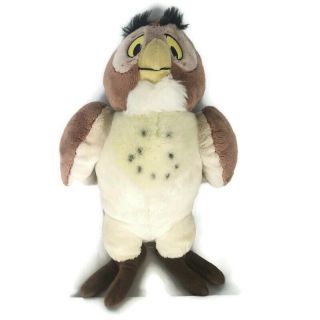 Disney Store Wise Owl Winnie Pooh 15 " Standing Plush Toy Stuffed Animal)