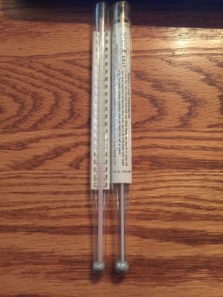2 Vintage Soap Thermometer 