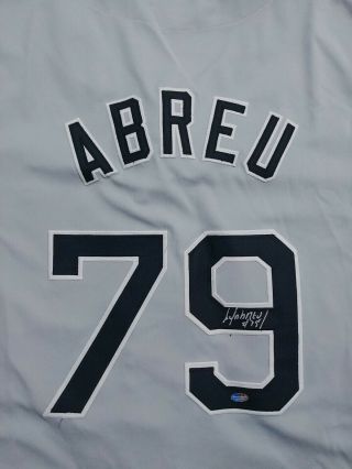 Jose Abreu Autographed Signed Baseball Jersey Chicago White Sox Schwartz Cert