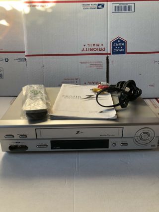 Zenith VCR Hi - Fi Stereo Video VHS Player Recorder VCS442 w/ Remote & Cables 3