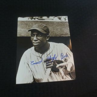 Cool Papa Bell Negro League Hall Of Famer Autograph 8x10 With