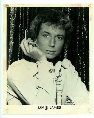 Female Impersonator Jamie James Vintage Drag Queen Publicity Photo Gay Interest