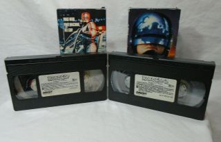 ROBOCOP & ROBOCOP 2 VHS Movies Orion Home Video - Cassettes - Vintage 2