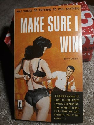1952 Vintage Sleaze Erotica Adult Fiction Paperback Make Sure I Win Beacon
