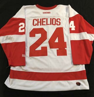 Ccm Vintage Chris Chelios Detroit Red Wings Jersey Adult Xxl