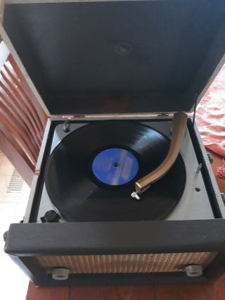 Vintage " The Voice Of Music " Record Player Model 155