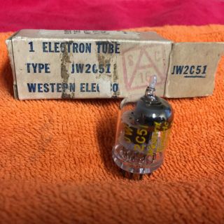 1951 Bogey,  Western Electric Jw 2c51 396a Vacuum Tube