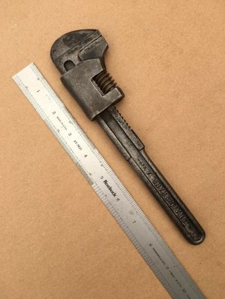 Vintage 9” Snail Brand F Type Adjustable Spanner Wrench