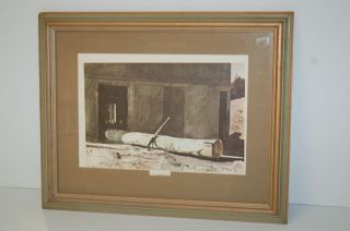 Vintage Framed Print " The Peavy " - Log Rolling Cant Hook 16 3/4 " X 20 1/2 "