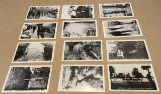 12 Miniature Postcards from Photographs,  Mammoth Cave,  KY,  vintage 1950 2