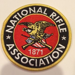 - National Rifle Assoc/nra Embroidered Patch 3 " Round Awesome