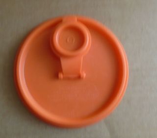 Vintage Tupperware Replacement Orange Flip Top Pour Spout Lid 603 - 2 Sa