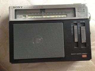 Sony Am/fm Receiver Model No.  Icf - S5w,  Made In Japan, .