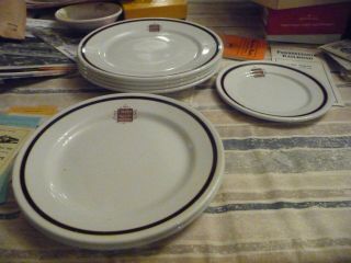 Canadian National Railway China - Four - 9 ",  Two - 8 " & One - 6 " Plates