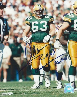 Adam Timmerman Green Bay Packers Hand Signed Autographed 8x10 Photo W/coa