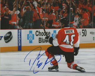 Danny Briere Autographed Signed 8 " X 10 Photo Philadelphia Flyers