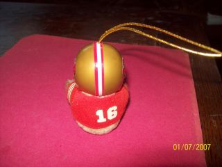 SAN FRANCISCO 49ers ORNAMENT TEDDY BEAR OFFICIALLY LECENSED NFL RUSS BERRIE&CO 2