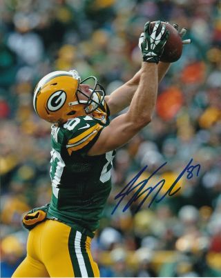 Jordy Nelson Signed Autograph 8x10 Photo Green Bay Packers