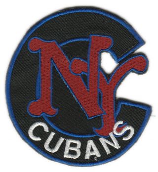York Cubans Negro League Baseball 3 5/8 " Team Patch