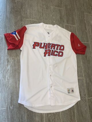 Carlos Correa Jersey Puerto Rico World Baseball Classic Size Xl Men’s (a81) 2