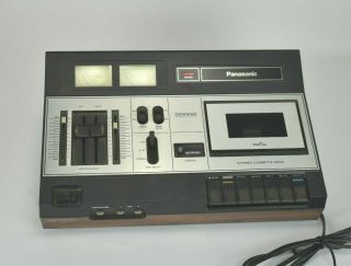 Vintage 1974 Panasonic Rs - 600us Stereo Cassette Deck Recorder