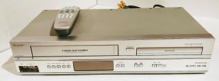 Philips Dvd/vhs Combo Player Recorder W/ Remote Model Dvp3345v/17 & A/v Cables