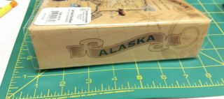 Alaska Photo Album holds 100 4x6 photos - Map with animals Comes w postcard 3