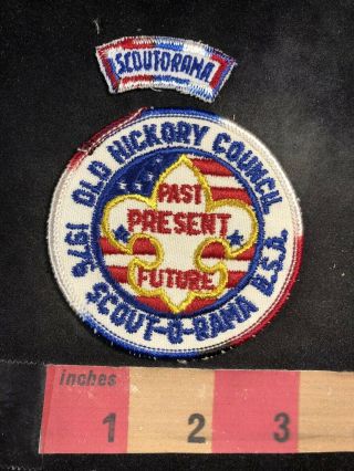Vtg 1976 Old Hickory Council,  Tab Scout - O - Rama Bicentennial Boy Scout Patch 93nl
