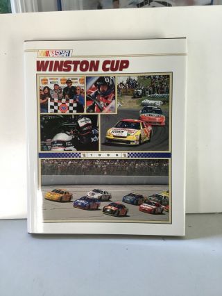1996 Nascar Winston Cup Yearbook Hardcover With Dust Jacket Book