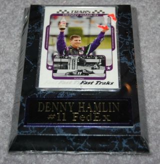 Denny Hamlin 11 Nascar Racing 4 " X 6 " Sports Plaque