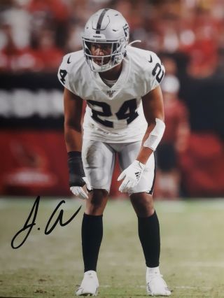 Johnathan Abram Los Angeles Raiders Hand Signed 8x10 Autographed Photo