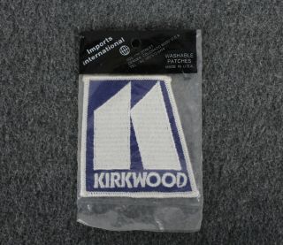 Vintage Kirkwood Mountain California Ski Resort Usa Made Patch Snowboard Nos
