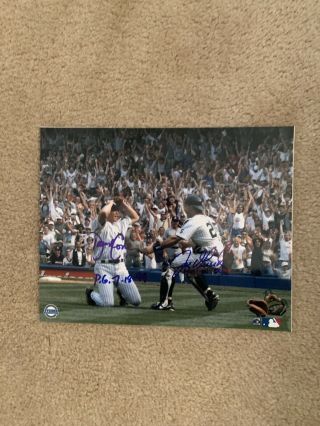 York Yankee David Cone/joe Girardi Perfect Game Signed 8x10 Photo