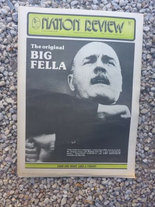 Vintage Aus Nation Review Newspaper.  October 10 1975 - Big Fella